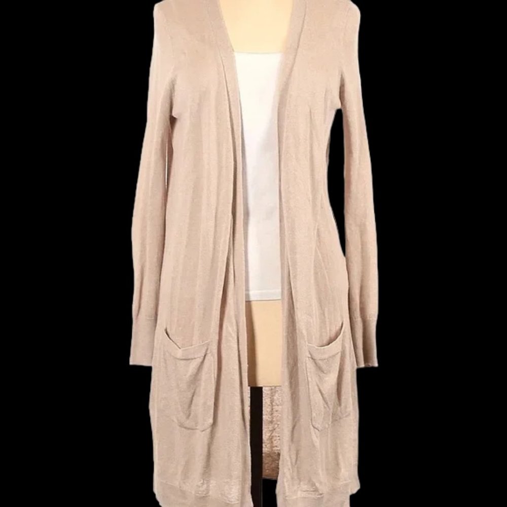 Women’s halogen gray with purple tint cardigan